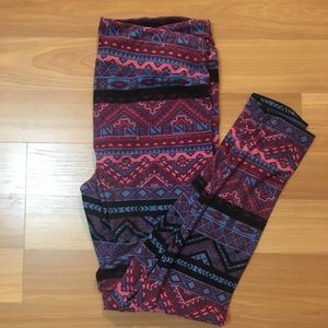 LuLaRoe Tall & Curvy Aztec print leggings